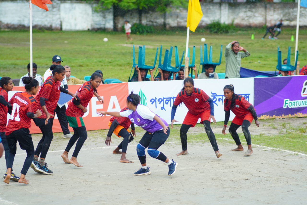 বগুড়ায় জাতীয় কাবাডি (পুরুষ ও নারী) চ্যাম্পিয়নশিপের দ্বিতীয় দিনের খেলা অনুষ্ঠিত