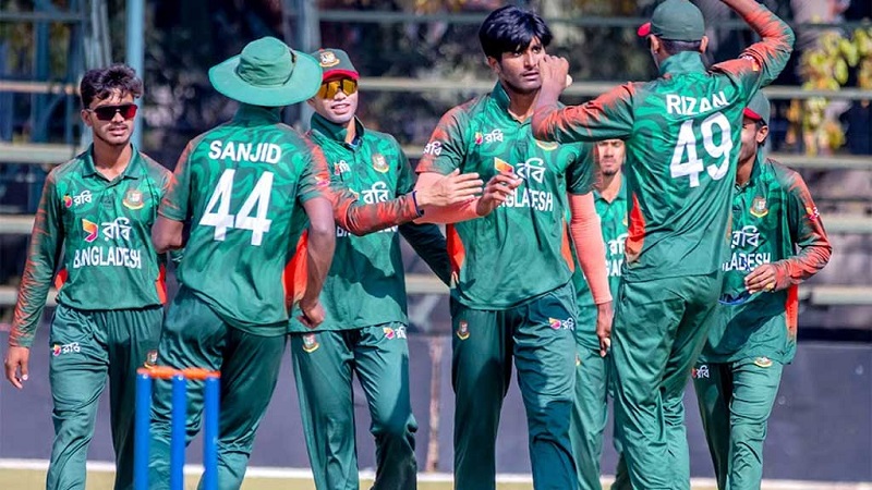 বাংলাদেশ অনূর্ধ্ব-১৯ দল ত্রিদেশীয় সিরিজের চ্যাম্পিয়ন