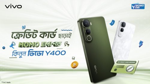 মোমো কিস্তিতে ক্রেডিট কার্ড ছাড়াই ভিভো ওয়াই৪০০