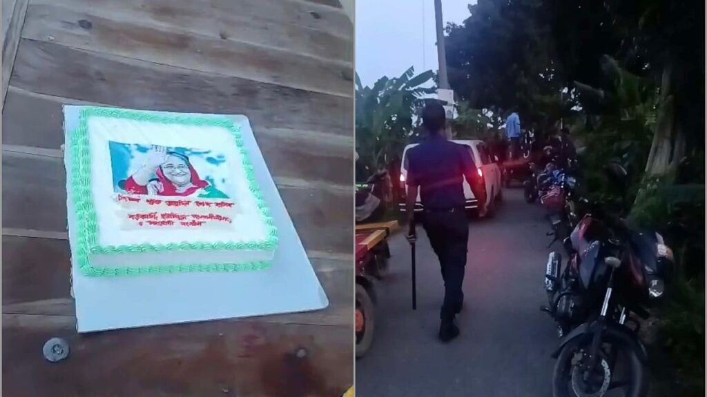 পুলিশ দেখে কেক ও মোটরসাইকেল ফেলে পালালেন নিষিদ্ধ ছাত্রলীগের নেতা-কর্মীরা Jajeera-BCL