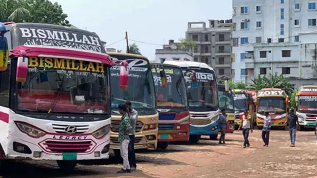৩০ ঘণ্টা পর রাজশাহী থেকে সারাদেশে বাস চলাচল শুরু bus-20260905135621