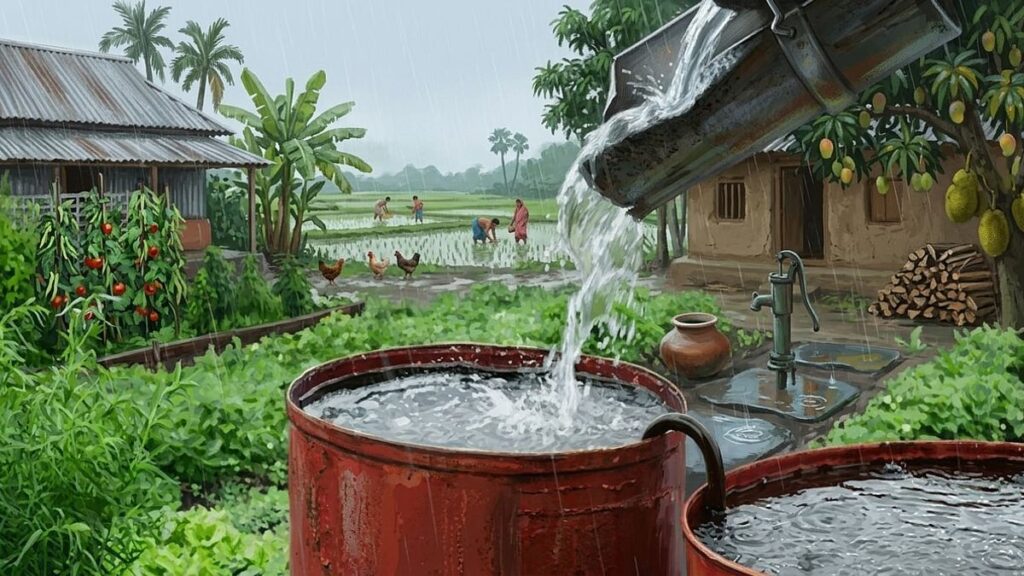 বৃষ্টির পানি হতে পারে সুপেয় পানির উৎস reserver-rain-water